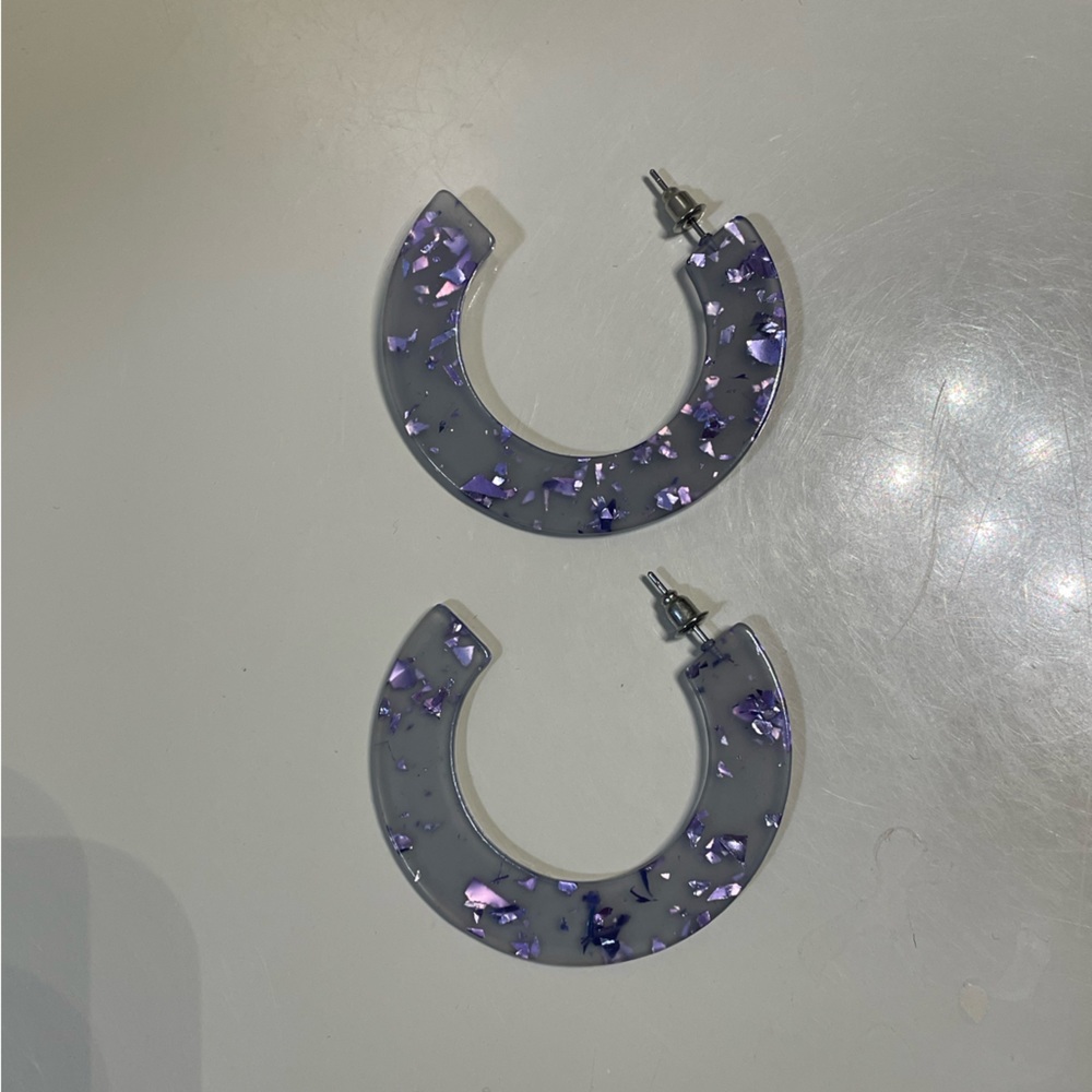🔴4/$15 BUNDLE ONLY🔴 Purple Earrings